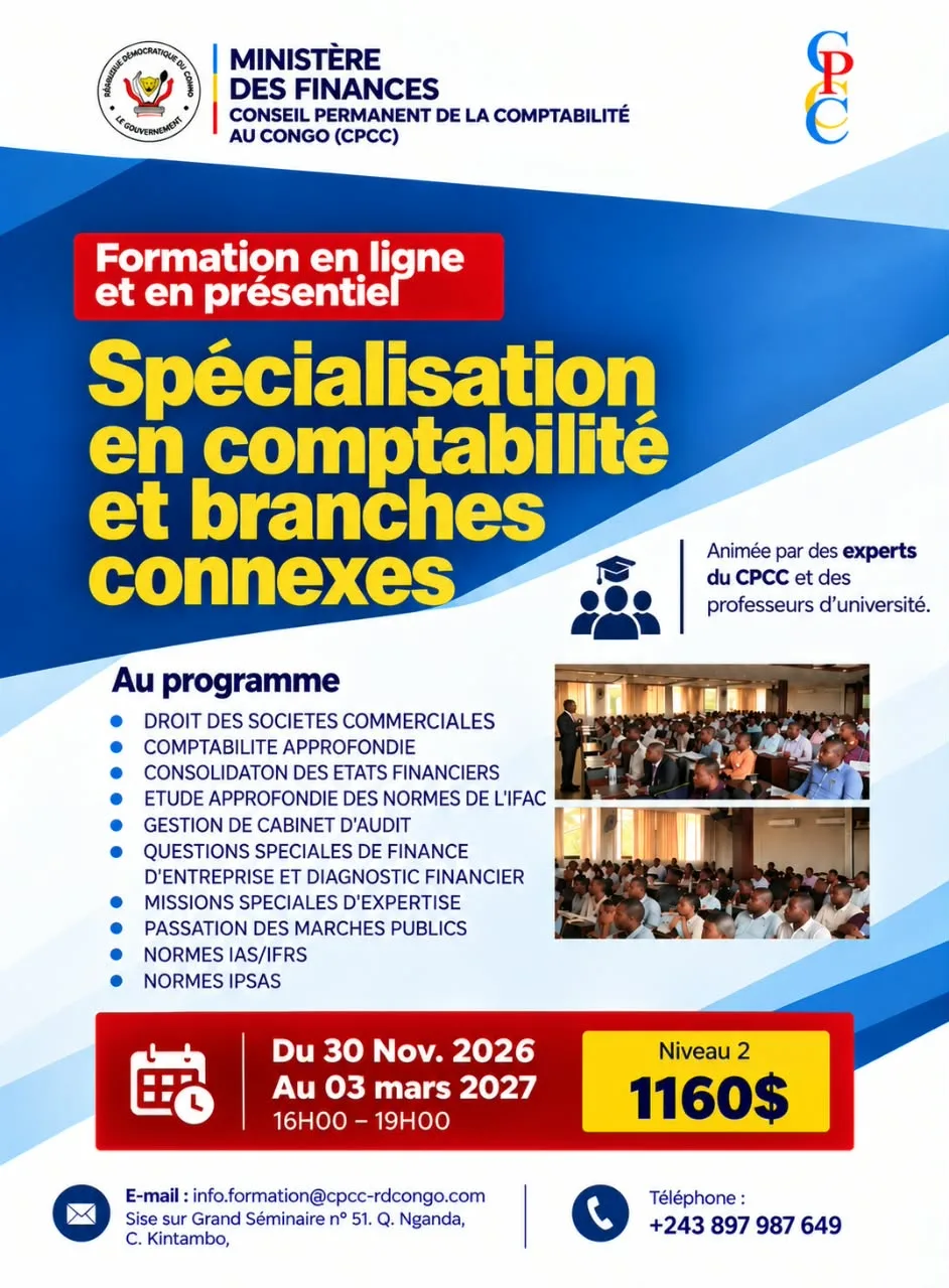 Spécialisation en Comptabilité et Branches Connexes – Niveau 2